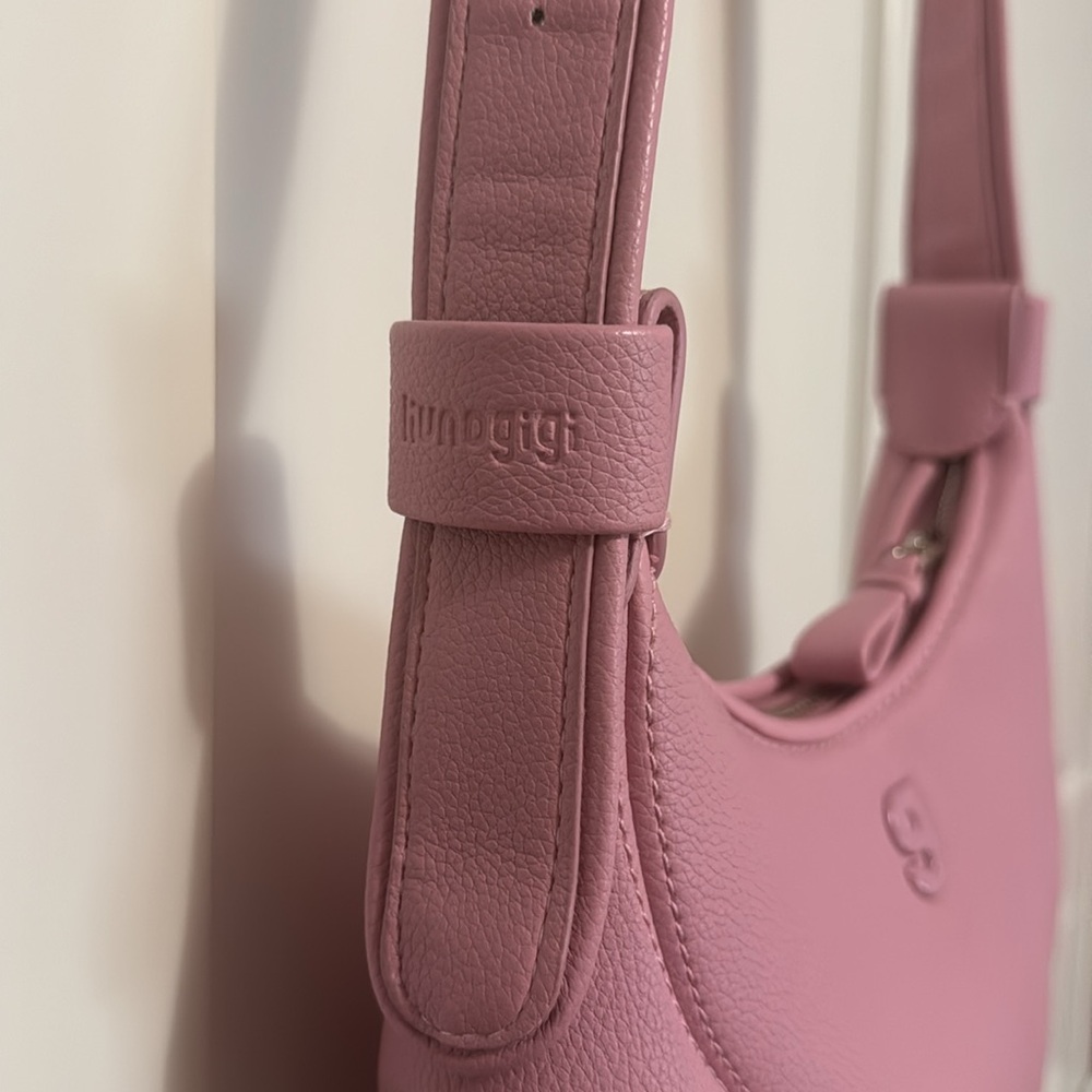 NWT KUNOGIGI Pink Women's Baseball Shoulder Bag - Picture 2 of 6